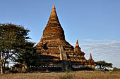 Bagan Myanmar. View of the various stupas close to Buledi. 